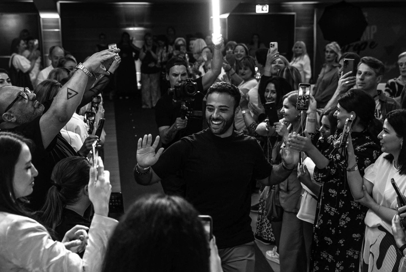 Gianluca tra il pubblico