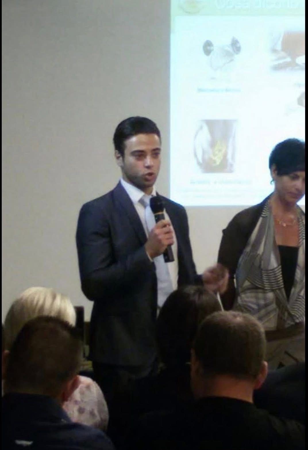 Gianluca durante la svolta